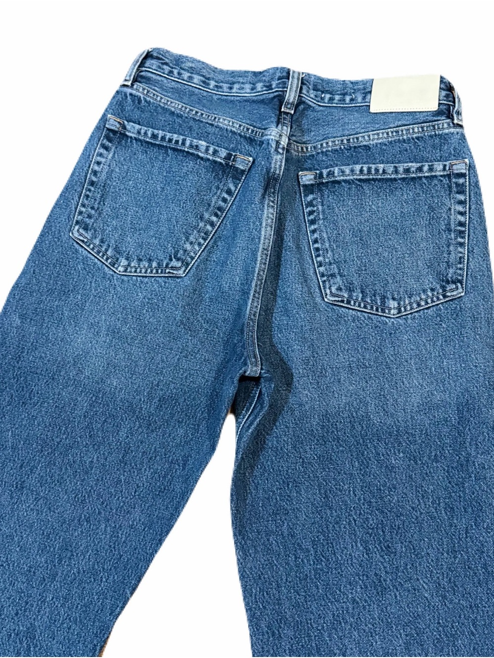 Citizens of Humanity Dahlia Bow Leg Baby Jeans Claremont Blue size 27 barrel - Picture 10 of 13